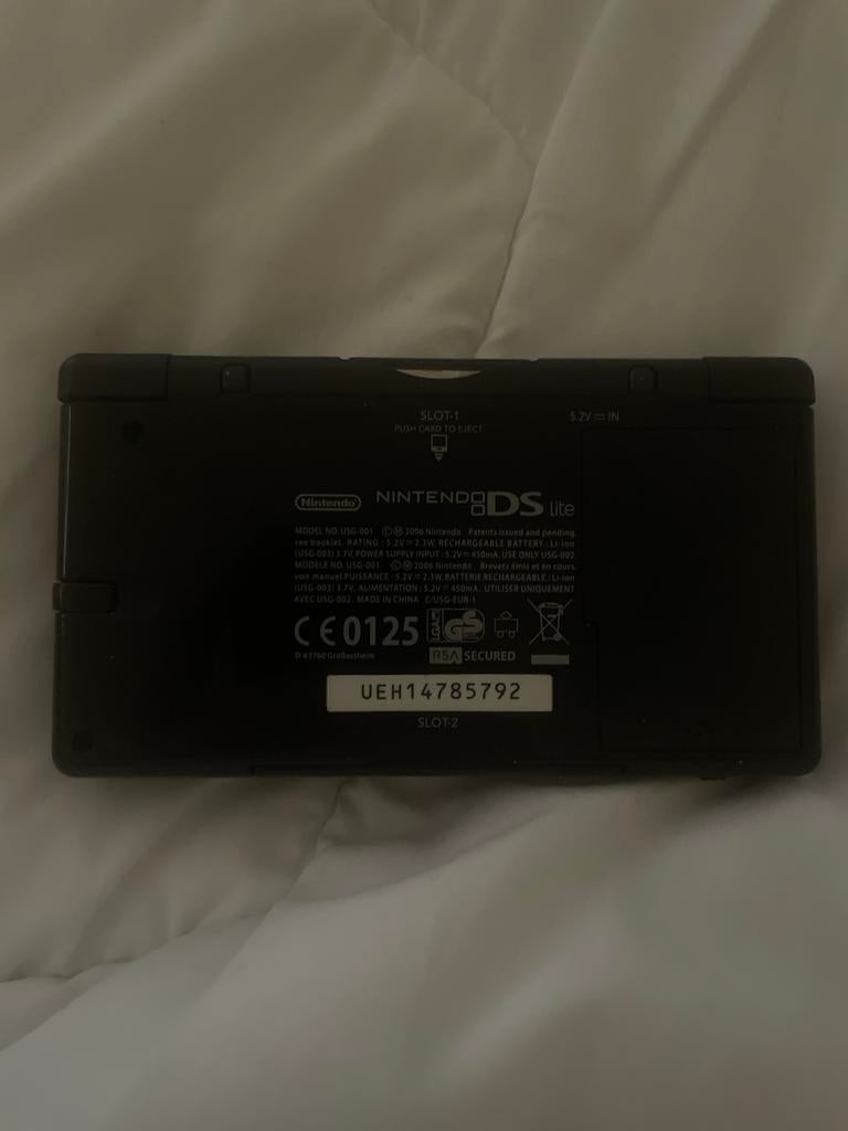 Nintendo DS Lite, Ophalen of Verzenden, Gebruikt, Zwart, DS Lite