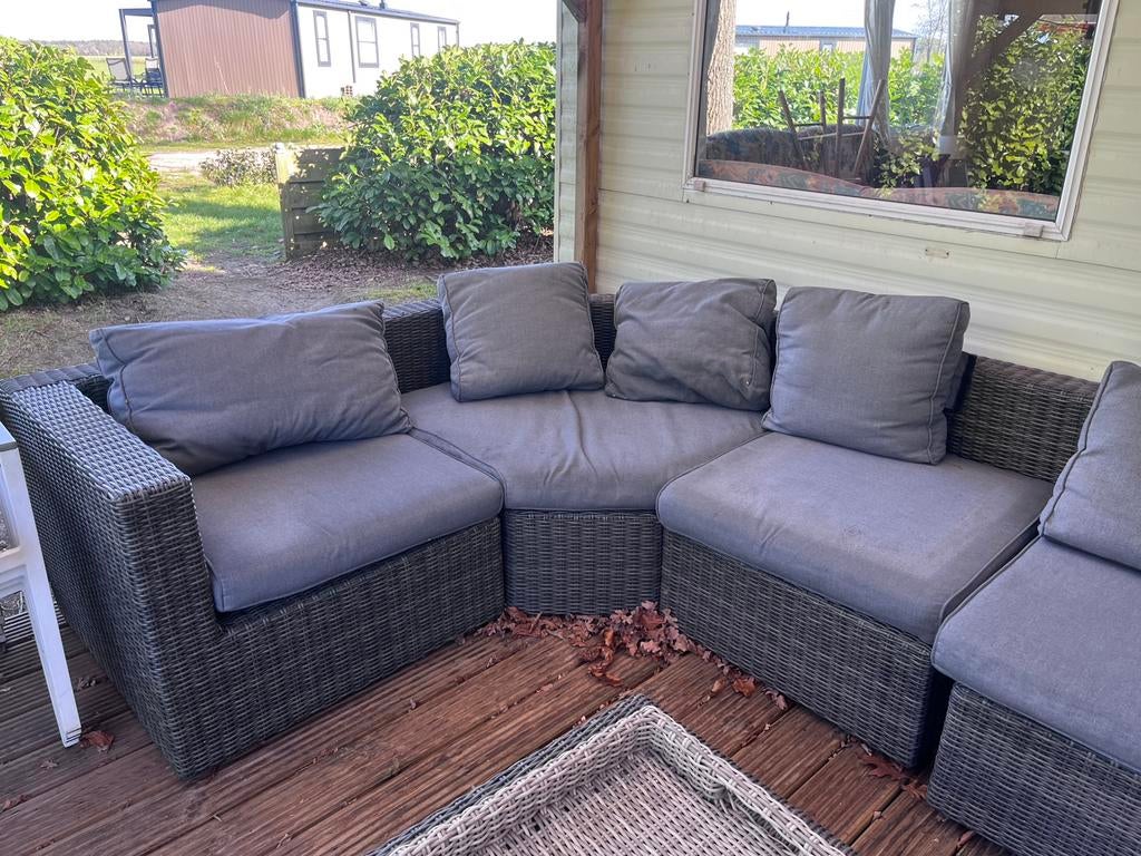 Hele nette Loungeset, Tuin en Terras, Tuinsets en Loungesets, Ophalen, Zo goed als nieuw, Kunststof