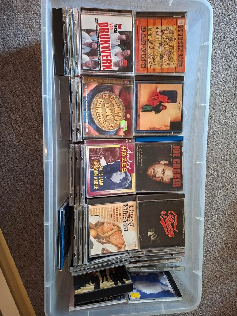 Grote collectie CD's: Country, Hazes, Springsteen, Ophalen, Gebruikt