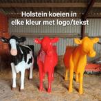 Bedrijfsreclame, blikvanger, koe beeld met tekst, koe logo, Tuin en Terras, Ophalen, Nieuw, Kunststof, Dierenbeeld