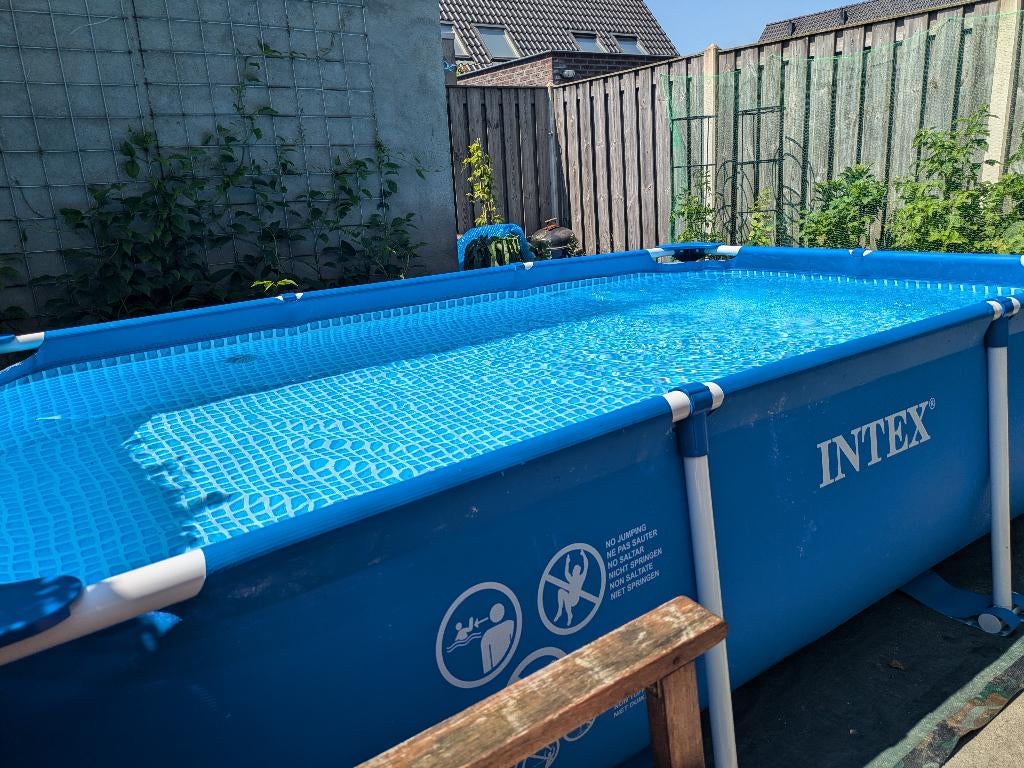 Intex zwembad 260x160x65, Tuin en Terras, Zwembaden, Gebruikt, Opzetzwembad, Minder dan 80 cm, Minder dan 200 cm, Rechthoekig