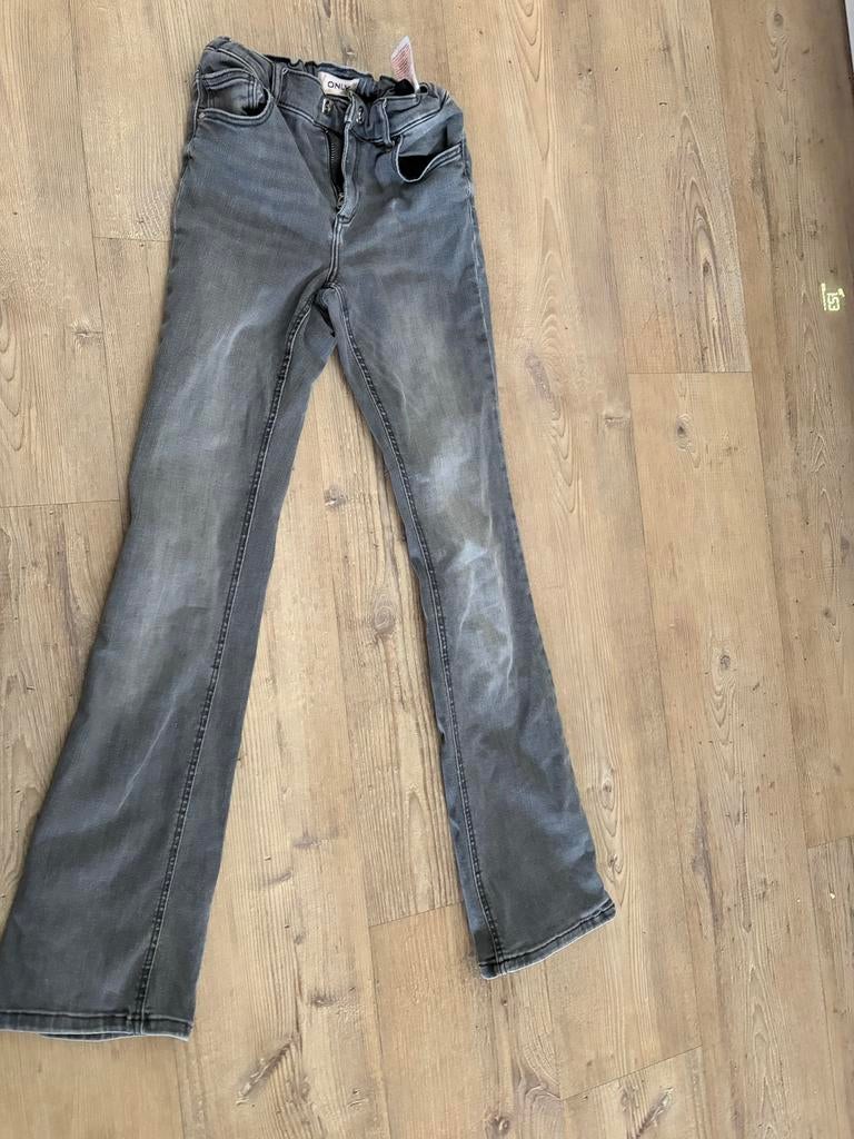 Grijze flared jeans voor kinderen, Ophalen of Verzenden, Gebruikt, Meisje