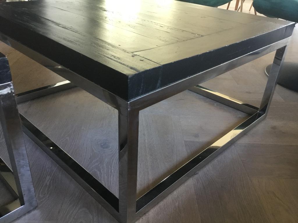 Salontafel ptmd collection home 80x80x40, Gebruikt, 100 tot 150 cm, 50 tot 100 cm, Minder dan 50 cm