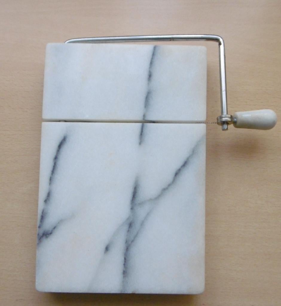 Snijplank Kaasplank en serveerplank van Marmer, Snij-/serveerplank, Ophalen of Verzenden, Wit, Natuurlijk materiaal