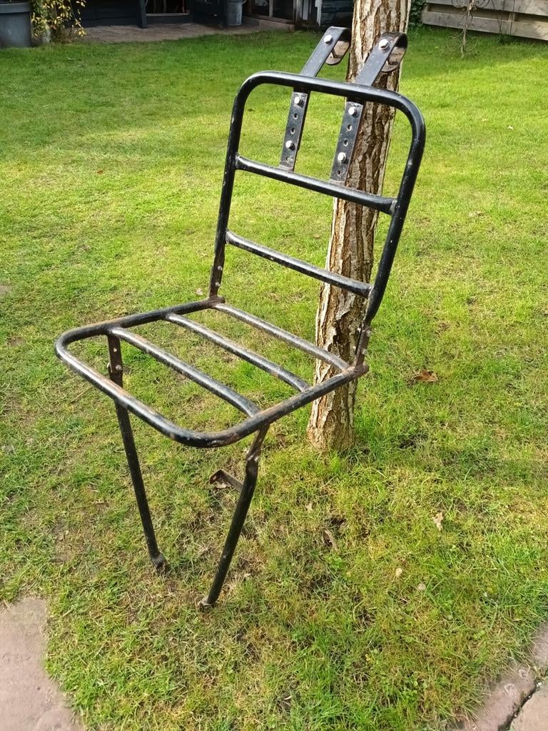 Stevige zwarte voordrager voor fiets, Ophalen of Verzenden, Gebruikt