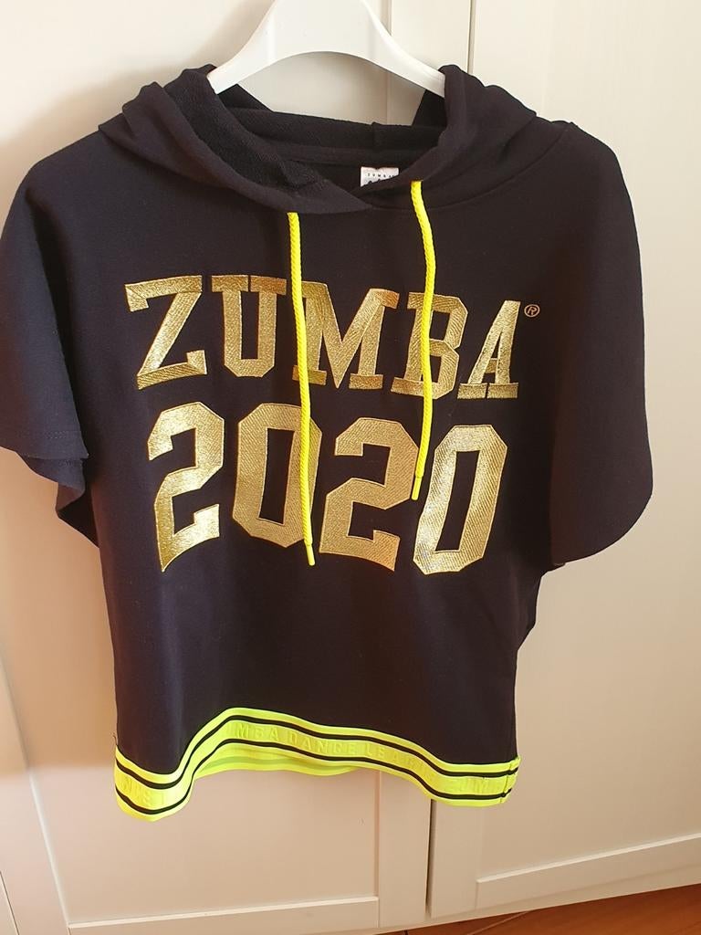 Zumba  Wear crop top hoodie, Ophalen of Verzenden, Zo goed als nieuw, Zwart