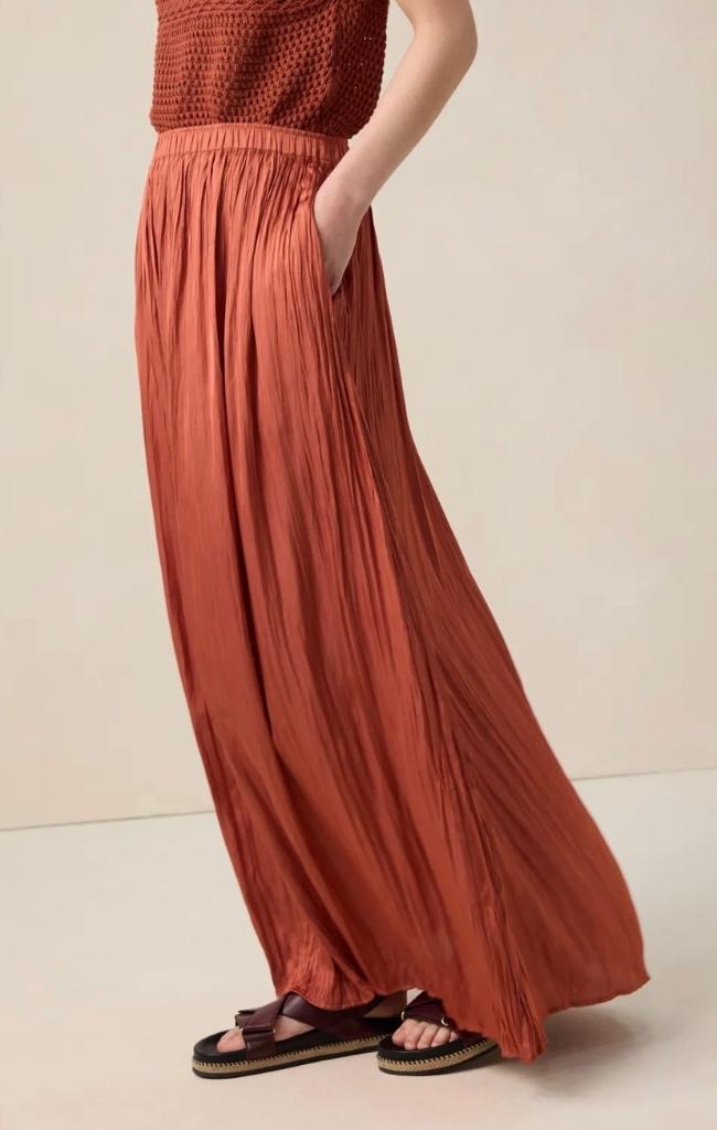 Sissy boy maxi rok terra roest oranje nieuw maat S, Kleding | Dames, Rokken, Maat 38/40 (M), Nieuw, Ophalen of Verzenden, Onder de knie