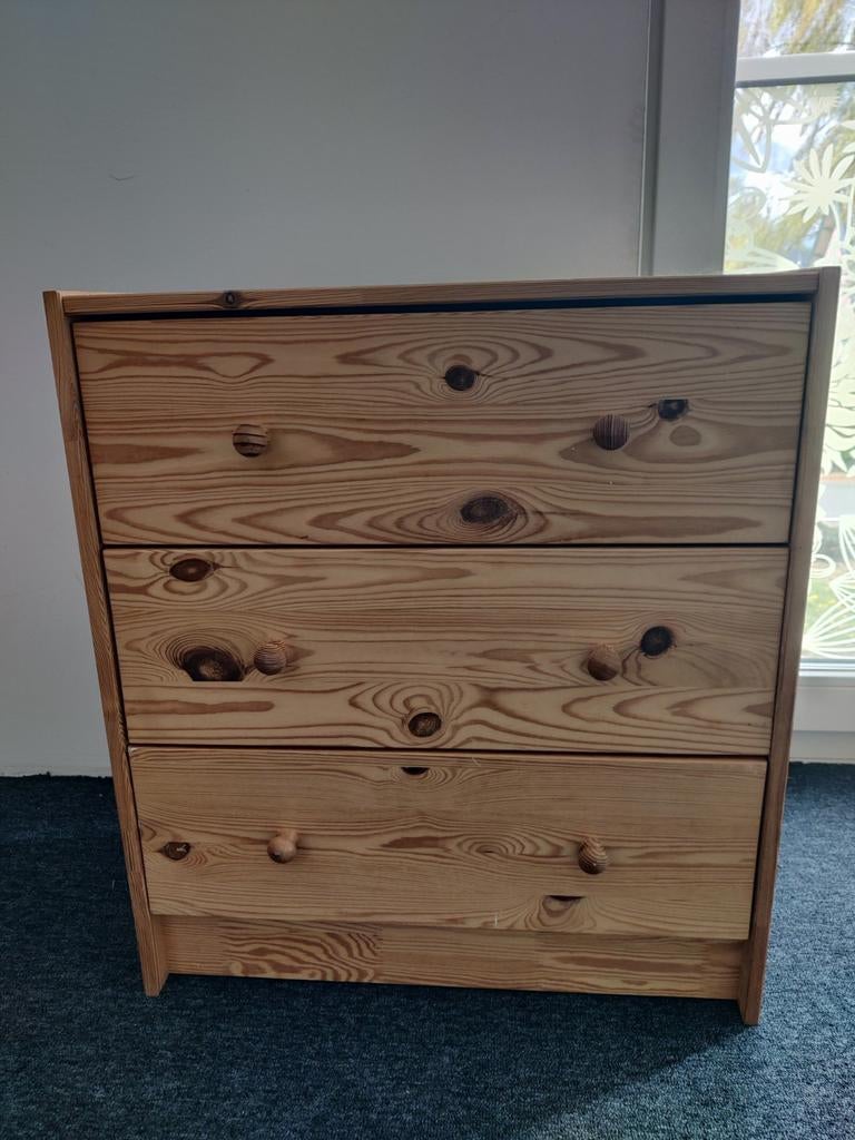 Ikea houten ladekastje - Gratis af te halen, Ophalen, 50 tot 100 cm, 3 of 4 laden, Minder dan 100 cm