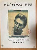 Paul McCartney promotie poster Flaming Pie, Ophalen of Verzenden, Zo goed als nieuw, A1 t/m A3, Film en Tv