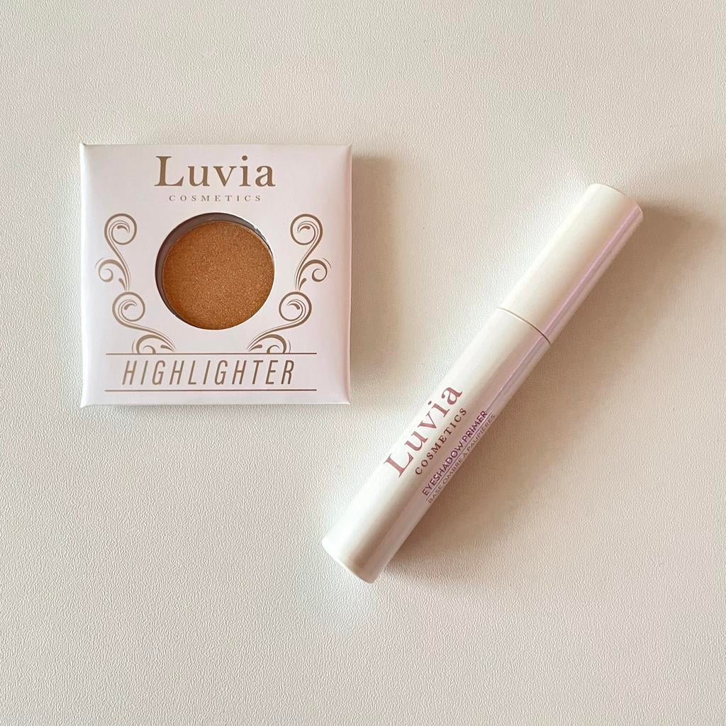 Luvia Cosmetics - Eyeshadow primer & Glow highlighter, Overige kleuren, Nieuw, Make-up, Verzenden