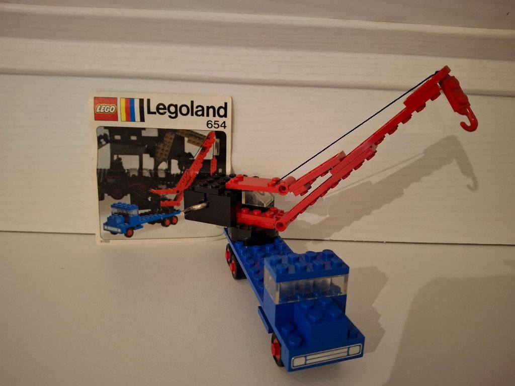 Lego 654 ( 654-1 ) Crane Lorry 1974, Kinderen en Baby's, Speelgoed | Duplo en Lego, Ophalen of Verzenden, Gebruikt