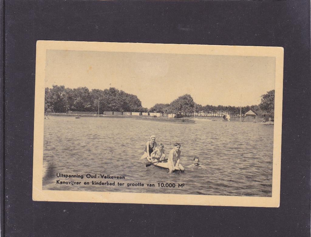 Oud-Valkeveen uitspanning met kanovijver (810), Verzenden, 1940 tot 1960, Gelopen, Zuid-Holland