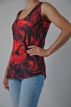 top xs, 34, festival top,boho top met rozen 34, hemdje xs, Nieuw, Ophalen of Verzenden, Zonder mouw, Maat 34 (XS) of kleiner