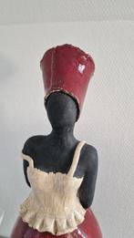 Keramisch beeld afrikaanse vrouw, Antiek en Kunst, Ophalen