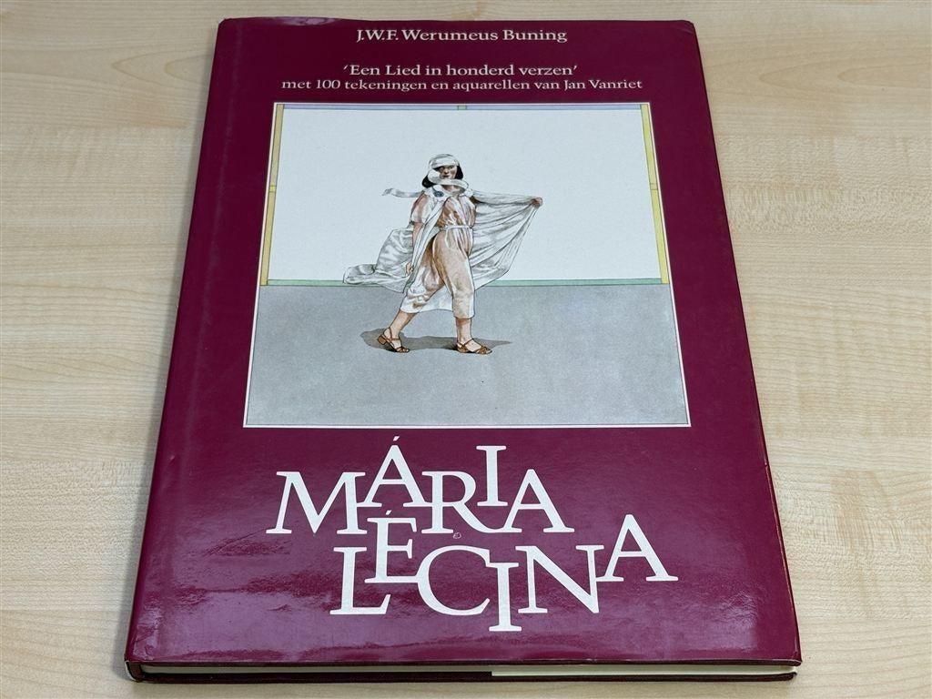 Maria Lécina — 100 Verzen met Kunst van Jan Vanriet, Ophalen of Verzenden, Gelezen