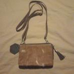 Nieuw Bear heuptasje / schoudertasje van leer met vacht, Overige merken, Bruin, Nieuw, Ophalen of Verzenden