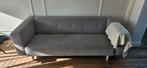 Grijze tweepersoonsbank met stoffen bekleding, Huis en Inrichting, Ophalen, Gebruikt, 150 tot 200 cm, Tweepersoons