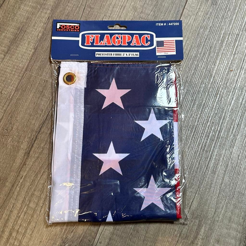 USA vlag 5x3 van polyester, Ophalen of Verzenden, Nieuw