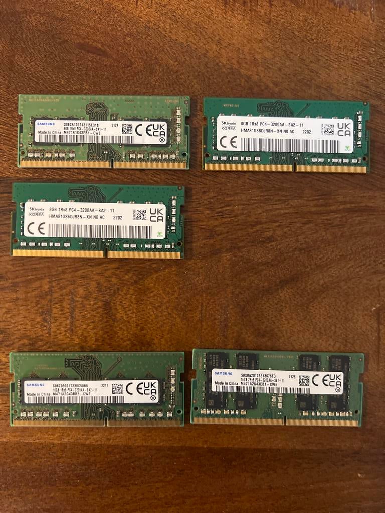 RAM Geheugen - Verschillende DDR4 Modules, Computers en Software, RAM geheugen, Gebruikt, Desktop, 8 GB, DDR4, Ophalen of Verzenden