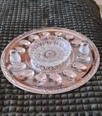 Eiertablet / Serveerschaal met glazen kom, Huis en Inrichting, Keuken | Servies, Overige materialen, Nieuw, Ophalen of Verzenden