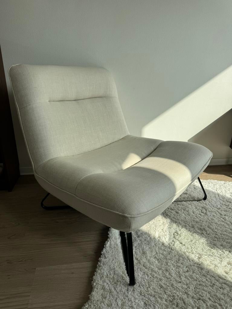 AM.PM Helma Fauteuil, linnen, zo goed als nieuw, Huis en Inrichting, Fauteuils, Ophalen of Verzenden, Zo goed als nieuw, Stof