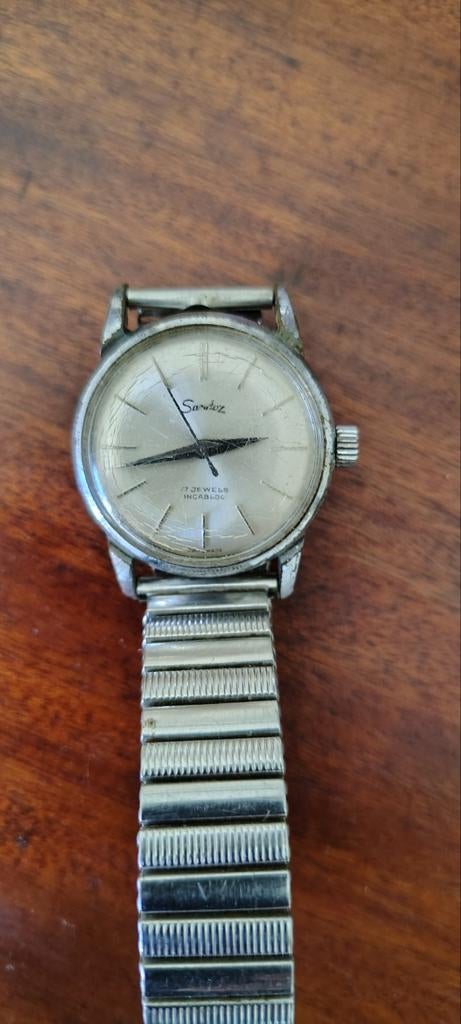 Vintage Sandoz Polshorloge - Swiss Made, Antimag, Ophalen of Verzenden