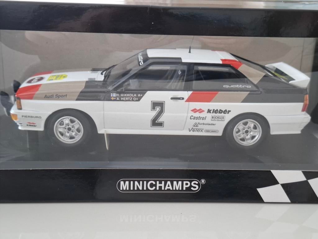 Audi quatro rally, Ophalen of Verzenden, Zo goed als nieuw, Auto, MiniChamps