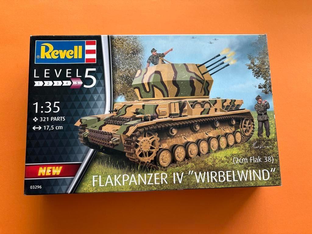 Revell Flakpanzer IV Wirbelwind 1:35 3296, Tank, Nieuw, Ophalen of Verzenden, 1:32 tot 1:50
