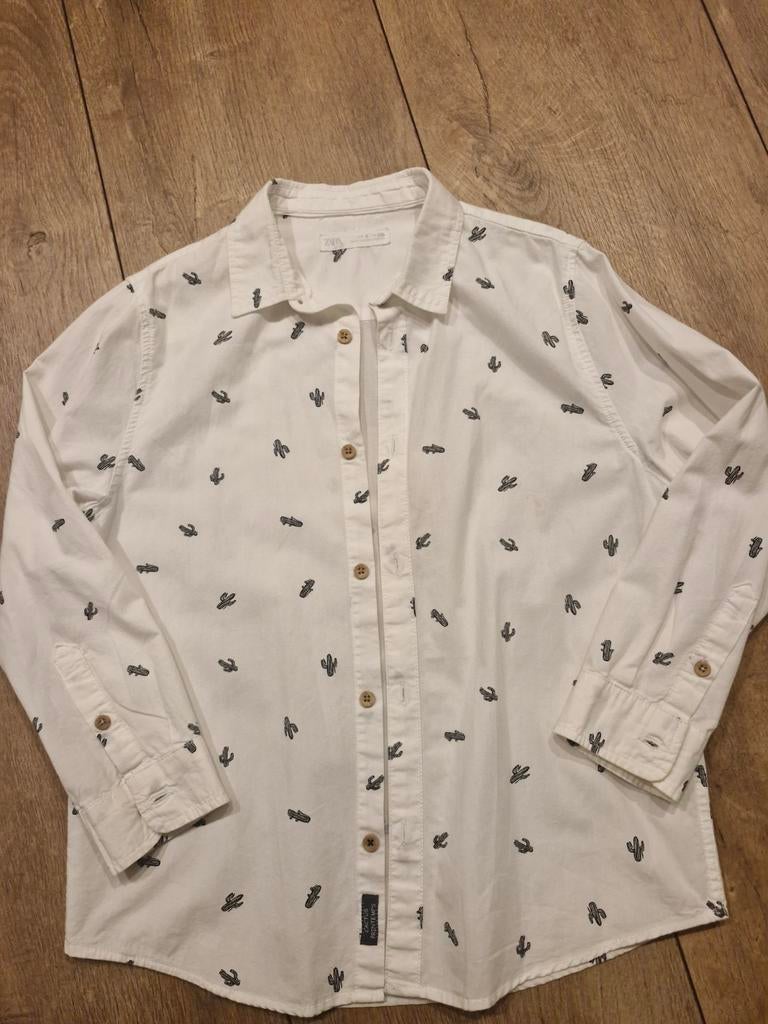 Zara jongens overhemd mt.128,8jaar, Kinderen en Baby's, Kinderkleding | Maat 128, ZARA, Overhemd of Blouse, Ophalen of Verzenden