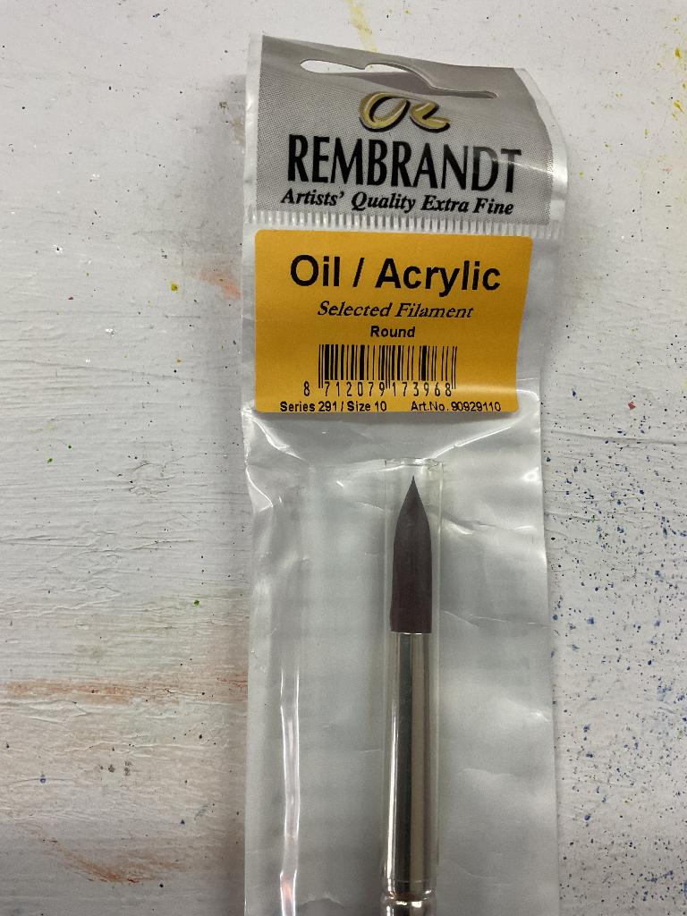 Rembrandt penseel filament 10, Hobby en Vrije tijd, Verzenden, Nieuw, Penseel of Kwast