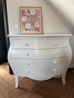 Prachtige buikkast/commode/ladekast wit, Ophalen, Gebruikt, 50 tot 100 cm, 3 of 4 laden