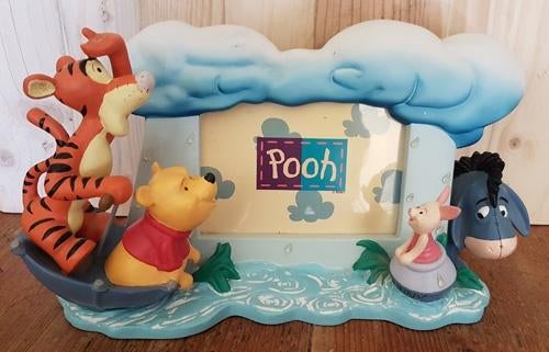 Disney / Winnie the Pooh fotolijst z.g.a.n. a, Ophalen of Verzenden, Winnie de Poeh of vrienden, Zo goed als nieuw, Beeldje of Figuurtje