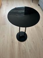 (Bijzet)tafeltje zwart staal, Ophalen of Verzenden, Gebruikt