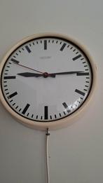 Vintage Van Doorn Wandklok Schoolklok - Industrieel Design, Huis en Inrichting, Woonaccessoires | Klokken, Ophalen, Gebruikt, Analoog