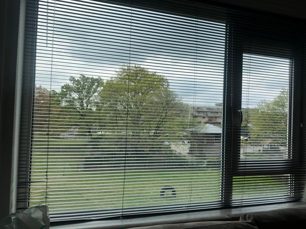 2x GAMMA aluminium jaloezieën mat zwart 200x180 & 240x180 cm, Ophalen, Zwart, Zo goed als nieuw, 200 cm of meer