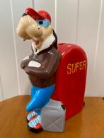 Vintage Disney Goofy Spaarpot, Ophalen, Gebruikt, Steen, Aardewerk of Keramiek, Strip- of Tekenfilmfiguur