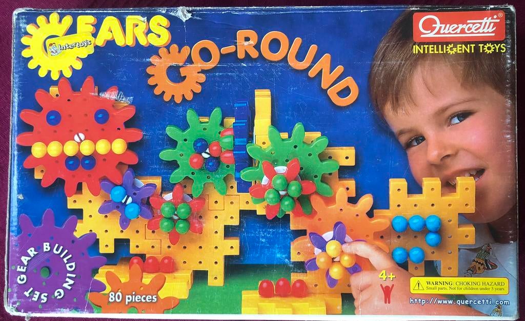 Leuk en Leerzaam bouwen - educatief speelgoed met raderen, Ophalen of Verzenden, Zo goed als nieuw, Bouwen