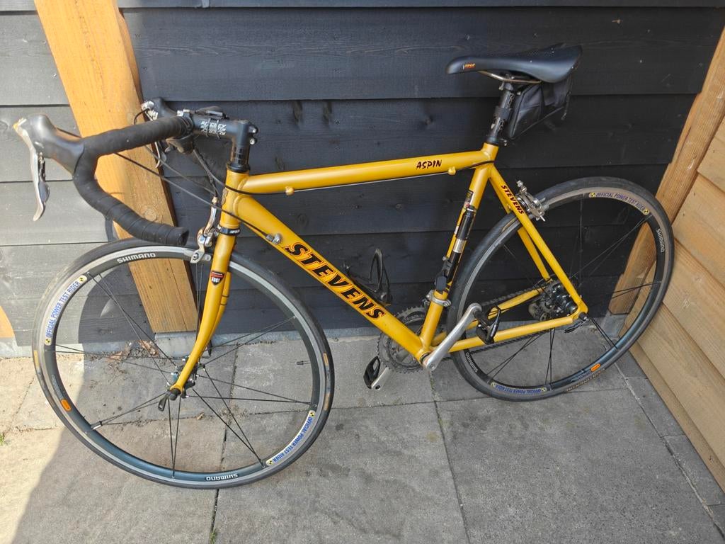 Stevens Aspin Racefiets - Geel, Gebruikt, Fietsen en Brommers, 28 inch, Gebruikt, Aluminium, Meer dan 20 versnellingen