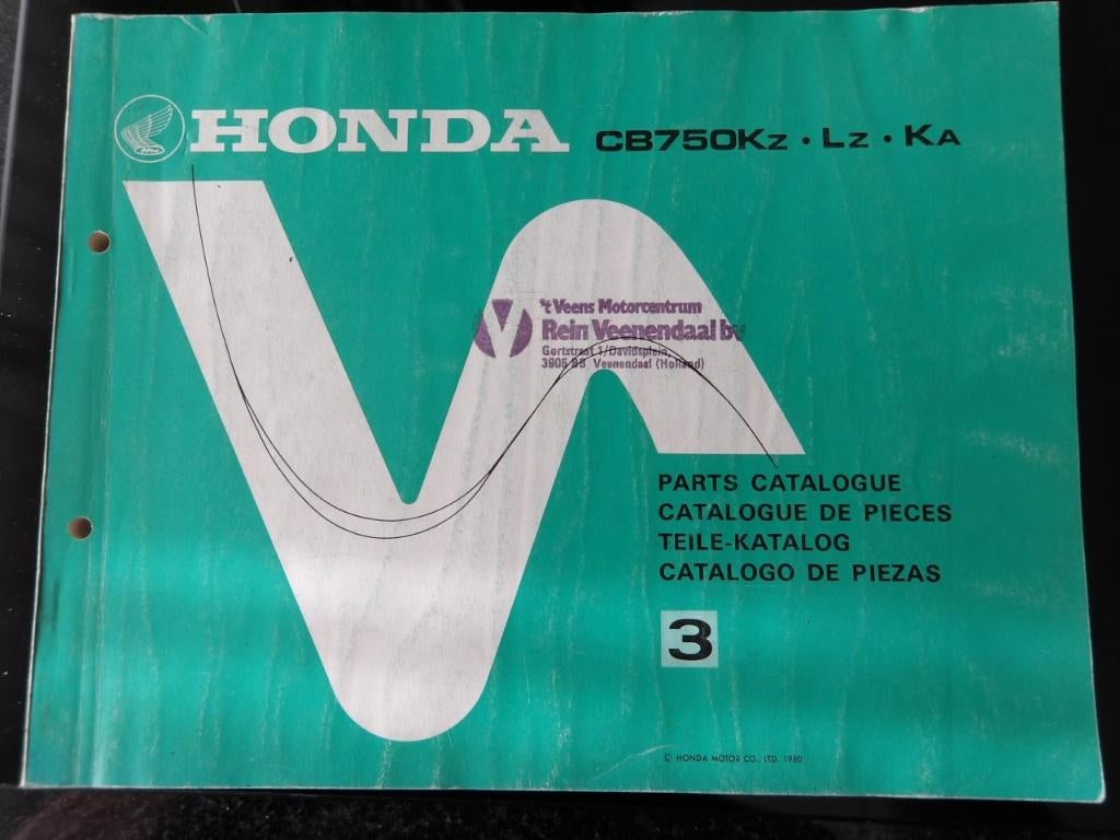 Origineel werkplaatshandboek Honda CB750 Kz Lz Ka, Verzenden, Honda