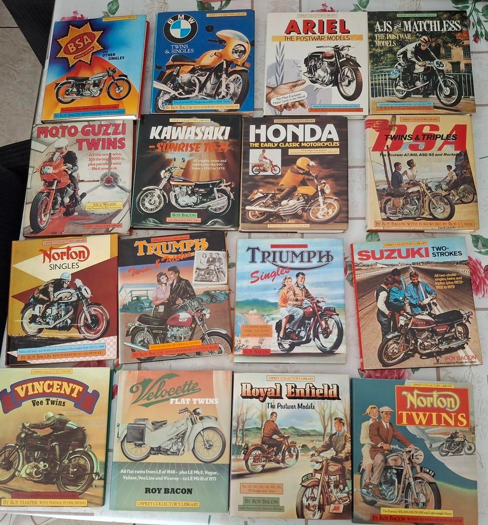 16x Roy Bacon Mick Walker Roy Harper  osprey serie, Boeken, Motoren, Zo goed als nieuw, Ophalen of Verzenden