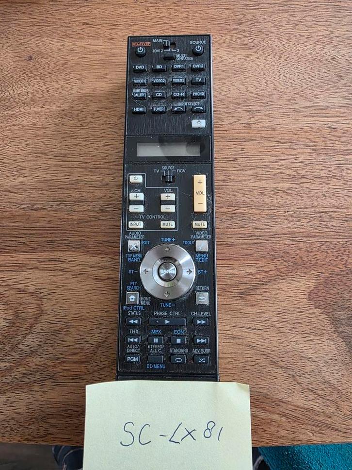 Afstandsbediening Pioneer SC-LX81 - Volumeknop defect, Audio, Tv en Foto, Afstandsbedieningen, Gebruikt, Origineel, Receiver of Versterker