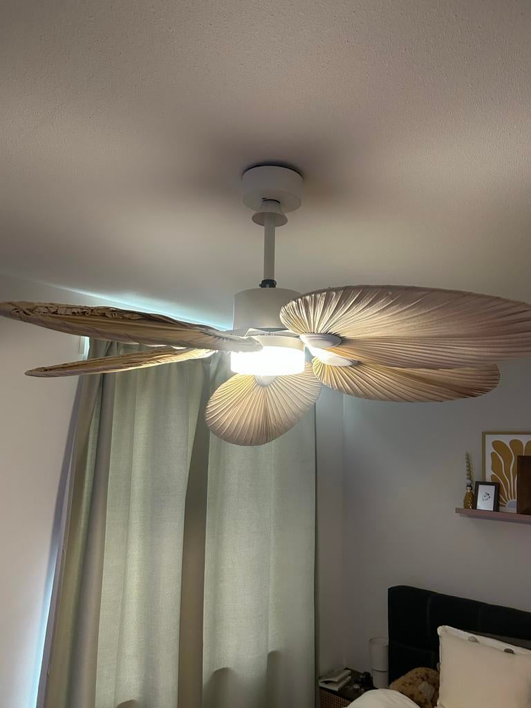 Plafondventilator met 3 kleurstanden en 3 standen, Witgoed en Apparatuur, Ventilatoren, Ophalen, Ventilator met afstandsbediening