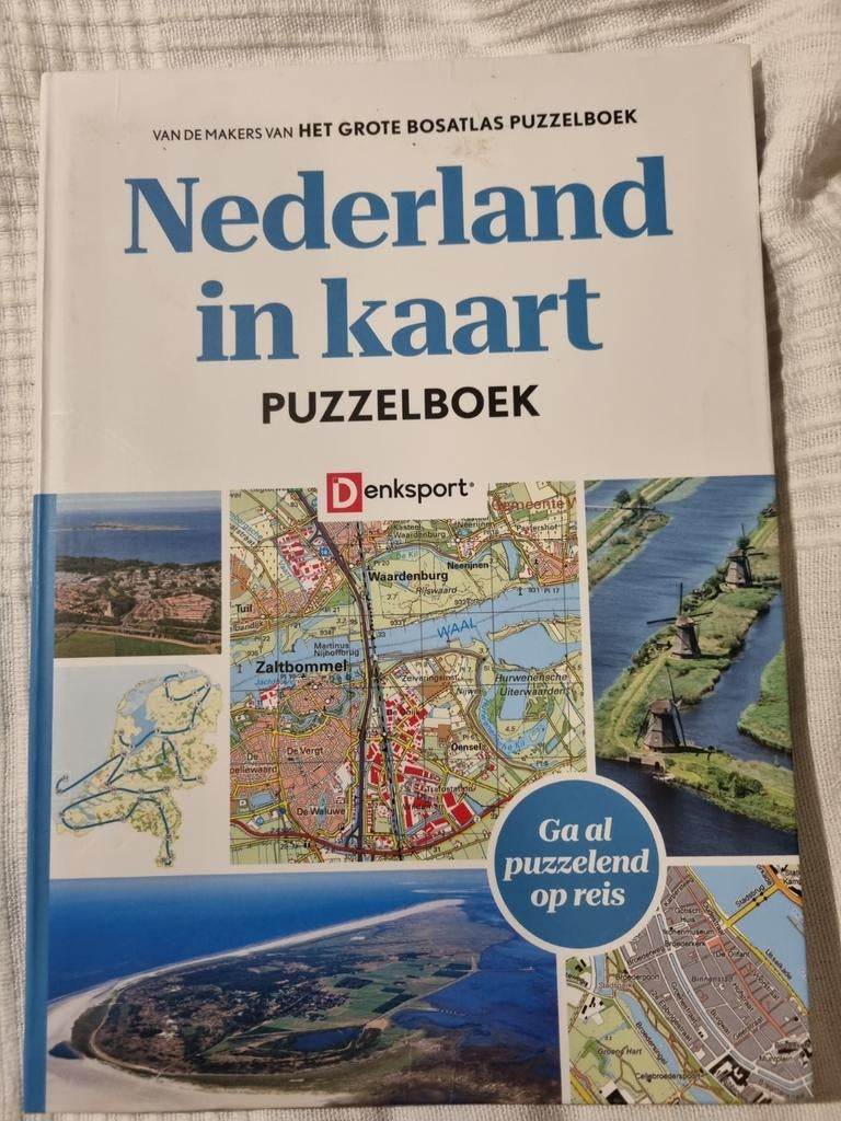 Nederland in kaart Puzzelboek, Ophalen of Verzenden, Minder dan 500 stukjes