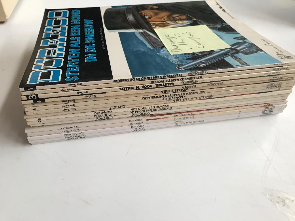 Durango serie 1 t/m 18 geheel compleet., Complete serie of reeks, Ophalen of Verzenden, Zo goed als nieuw