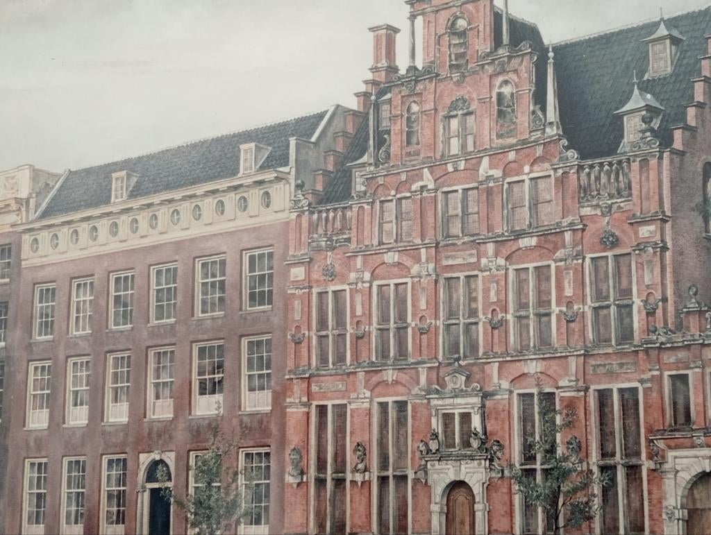 Wim Schuhmacher Persfoto Keizersgracht Amsterdam, Ophalen of Verzenden