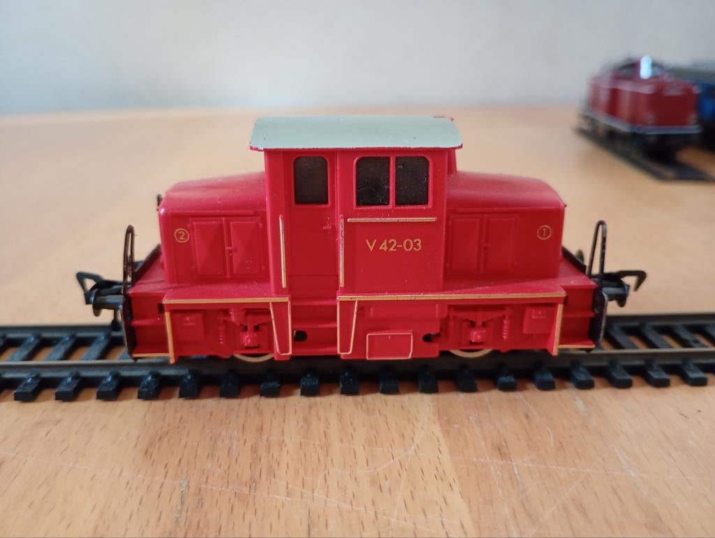 Fleischmann O&K rangeerlocomotief - Nette staat, Hobby en Vrije tijd, Modeltreinen | H0, Ophalen, Gebruikt, Fleischmann, Analoog