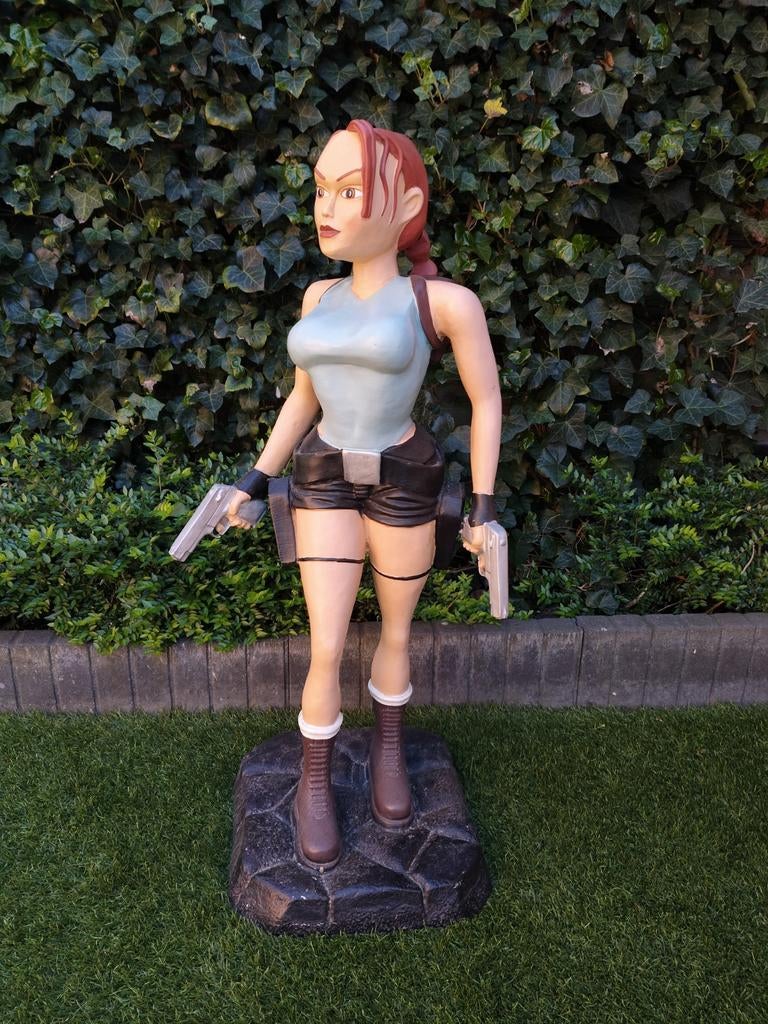 Lara Croft Beeld 90 cm - Tomb Raider Figuur, Ophalen, Zo goed als nieuw