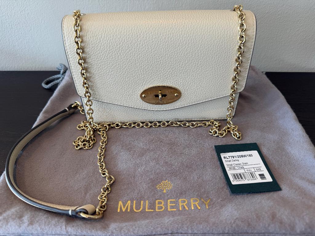 Mulberry tas Small Darley kleur chalk nieuw, Sieraden, Tassen en Uiterlijk, Tassen | Damestassen, Ophalen, Nieuw, Wit, Schoudertasje