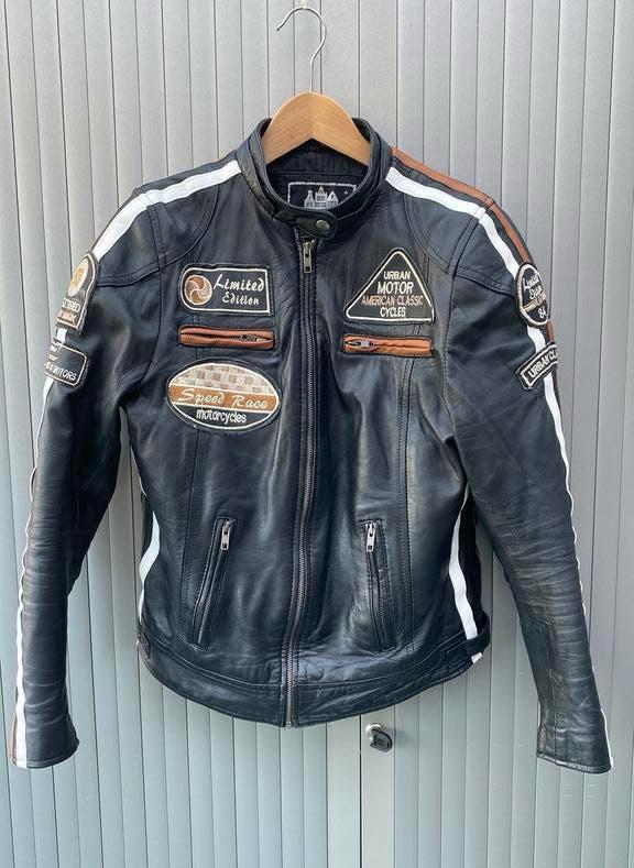 Urban 5884 Amsterdam motor jas 40 leer, Motoren, Ophalen of Verzenden, Tweedehands, Dames, Jas | leer