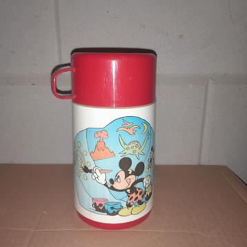 Vintage Mickey Mouse Thermosfles drinkfles  beschikbaar voor biedingen